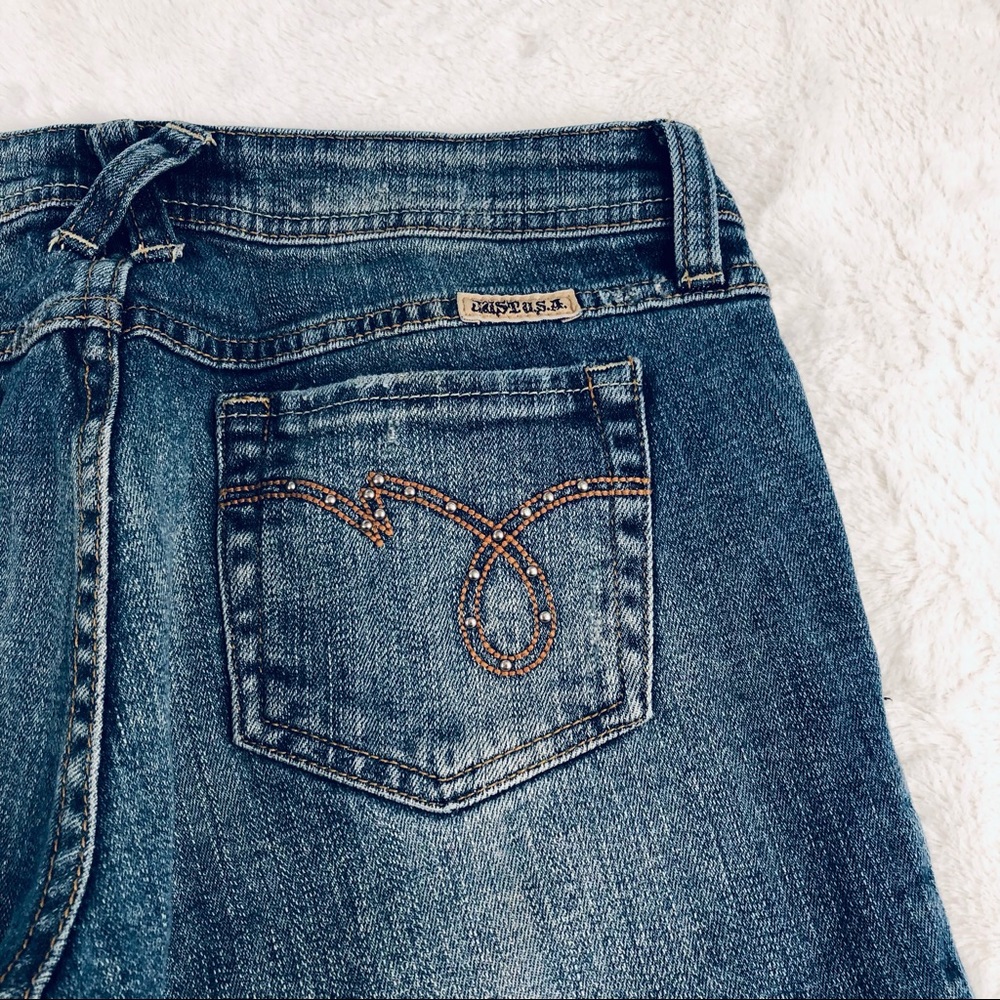 Just USA, ✨Y2K✨ Boot Cut Jeans, Size 7 - Picture 12 of 16